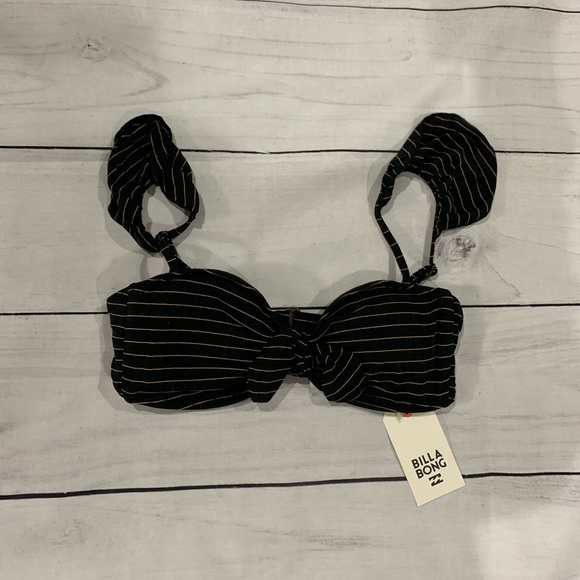 NWT- Billabong Warm Days Nite Cap Bikini Top Sz M - Picture 2 of 5